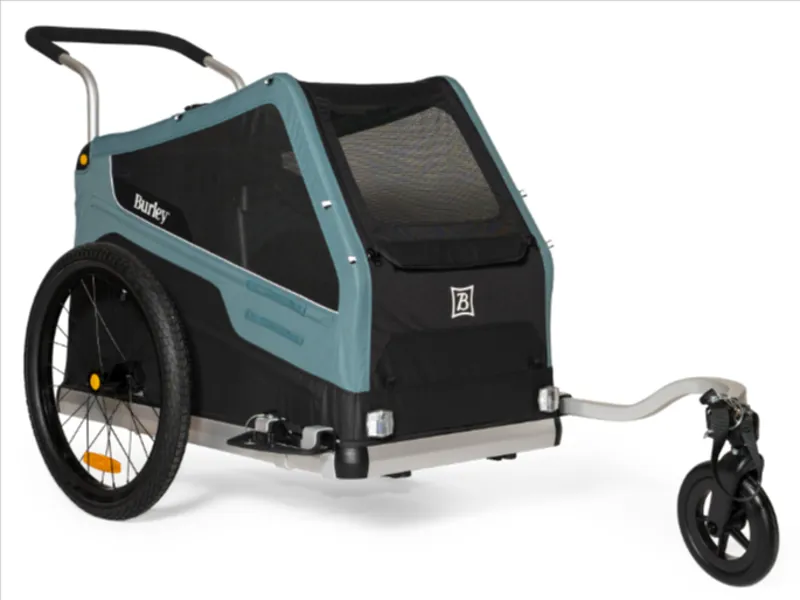 Burley Bark Ranger Pet Trailer in Black and Blue 